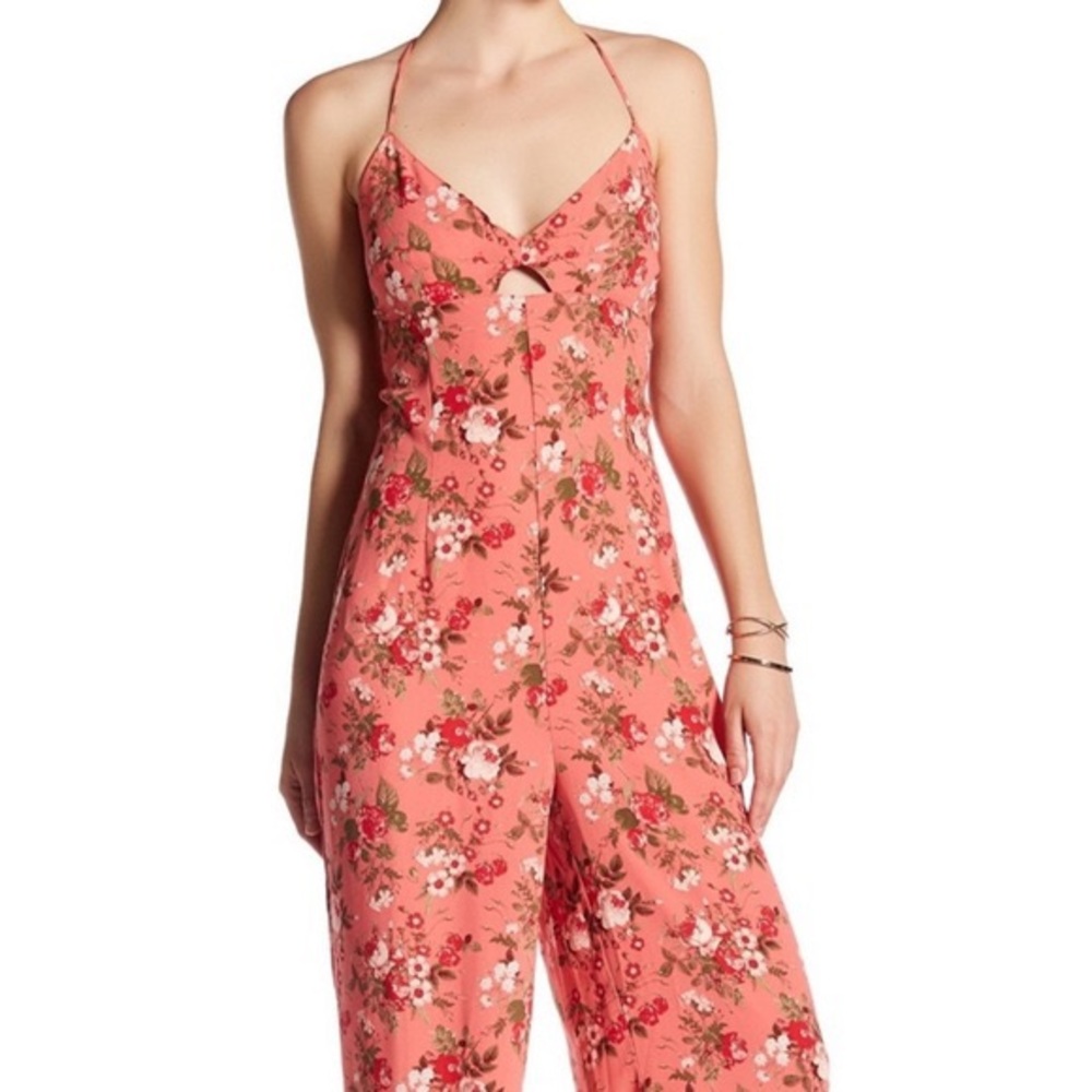 Pink Floral Leith Jumpsuit